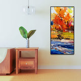 Watercolor Painting of Colorful Textured Art - Decor Smart