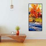 Watercolor Painting of Colorful Textured Art - Decor Smart
