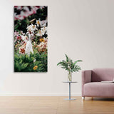 White Peacock Canvas Wall Painting - Decor Smart