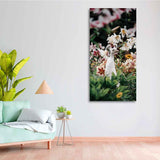 White Peacock Canvas Wall Painting - Decor Smart